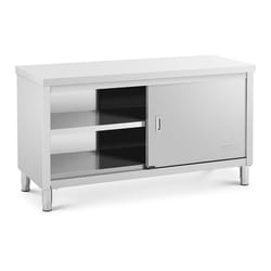 Meuble bas inox professionnel cuisine 150 x 60 x 85 cm capacite de 600 kg