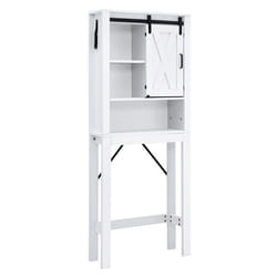 Meuble de salle de bain - Non spécifié - 68x22x171cm - Bois MDF - 3 étagères - Porte coulissante