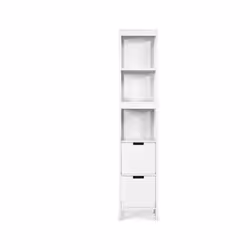 Caractéristiques : Plus pratique avec 2 tiroirs Grande capacité avec 4 couches de rangement ouvertes Optimal pour salle de ba ...