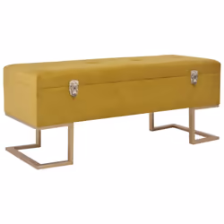Notre banc en velours s'intégrera à merveille à votre salon ou entrée. La tapisserie en velours moutarde est douce au toucher ...