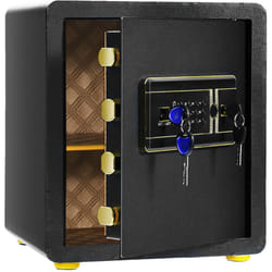 Coffre-fort de sécurité électronique 36 x 31 x 41 cm 46 litres système d'alarme clavier numérique 4 clés