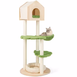 Caractéristiques : Grand condo pour chat avec tissu sergé respirant offrant un endroit idéal pour que les chats se reposent H ...
