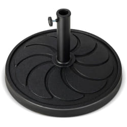 Base de parasol d'extérieur 18 kg support de parasol rond diamètre 54 cm s'adapte aux poteaux de parasol 38 et 48 mm