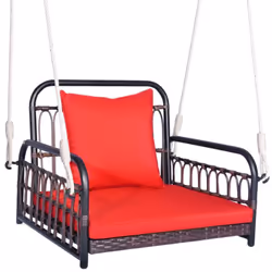 La fermeture éclair rend la housse de coussin facile à enlever et à laver Balancez-vous d'avant en arrière avec détente Le ca ...