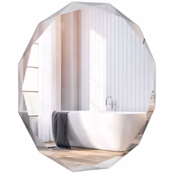 Caractéristiques : Ce miroir mural ajoute de la profondeur visuelle et une atmosphère accueillante Un design moderne sans cad ...