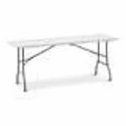 Table pliante de jardin d exterieur traiteur (180 x 75 x 74 cm capacite de charge : 150 kg acier polyethylene (pe hd)