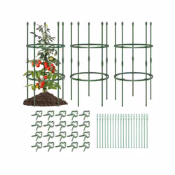 Caractéristiques : Adopte des tubes métalliques recouverts de PE robuste et durable, qui ne nuira pas aux plantes Cadre rond  ...
