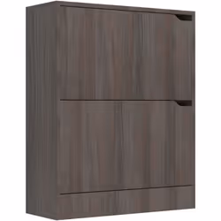 Cette armoire à chaussures intemporelle constitue une solution de rangement pour les chaussures dans votre intérieur. Vous ne ...