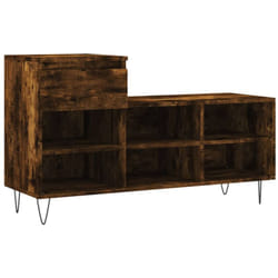 Helloshop26 - Armoire à chaussures range chaussures rangement meuble entrée couloir salon 102 x 36 x 60 cm bois d'ingénierie brun