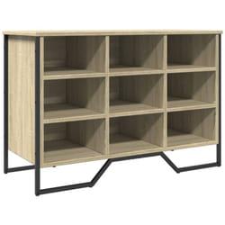 Armoire à chaussures range chaussures rangement meuble entrée couloir salon sonoma 90 x 38 x 61,5 cm bois ingénierie marron