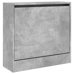 Armoire à chaussures - Non spécifié - 60 x 21 x 57 cm - Bois dingénierie - Gris - 1 tiroir