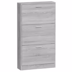 Armoire à chaussures - SONOMA - 3 tiroirs - Bois dingénierie - 59 x 17 x 108 cm - Design moderne