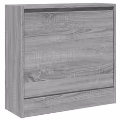 Armoire à chaussures - SONOMA - 60 x 21 x 57 cm - Bois dingénierie - 1 tiroir - Gris