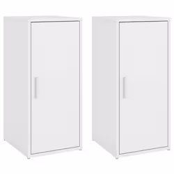 Armoire à chaussures - Blanc - Lot de 2 - 5 étagères - 32 x 35 x 70 cm - Meuble dentrée