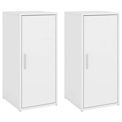 Armoire à chaussures - Blanc - Lot de 2 - 5 étagères - 32 x 35 x 70 cm - Meuble dentrée
