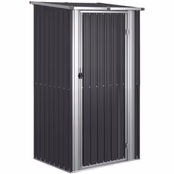 Élargissez vos possibilités de rangement à l'extérieur et protégez vos outils avec cet abri de jardin. Matériau de qualité su ...