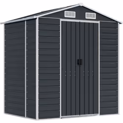 Élargissez vos possibilités de rangement à l'extérieur et protégez vos outils avec cet abri de jardin multifonctionnel. Matér ...