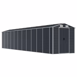 Abri de jardin cabane cabanon maison de stockage remise exterieur hangar outils robuste 191 x 980 x 198 cm acier galvani