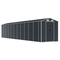 Abri de jardin cabane cabanon maison de stockage remise exterieur hangar outils robuste 191 x 980 x 198 cm acier galvani