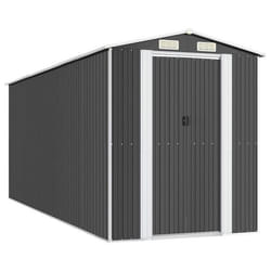 Abri de jardin - Non spécifié - 192 x 523 x 223 cm - Acier galvanisé - Porte coulissante - Ventilation