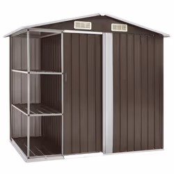 Abri de jardin - Non spécifié - Cabanon - Fer galvanisé - 205 x 130 x 183 cm - Porte coulissante