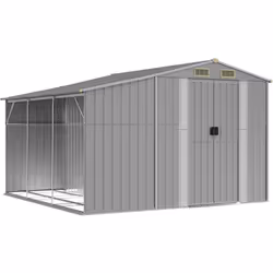 Élargissez vos possibilités de rangement à l'extérieur et protégez vos outils avec cet abri de jardin multifonctionnel. Matér ...