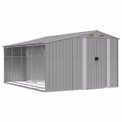Abri de jardin cabane cabanon maison de stockage remise exterieur hangar outils robuste 277 x 3655 x 179 cm acier galva