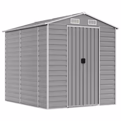 Abri de jardin - Non spécifié - Cabanon - Acier galvanisé - 191 x 215 x 198 cm - Gris clair