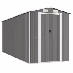 Abri de jardin - Non spécifié - Cabanon - Acier galvanisé - 192 x 523 x 223 cm - Porte coulissante
