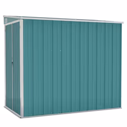 Helloshop26 3000208561904, Abri en métal, Double, Appentis, Vert, Acier, Vert