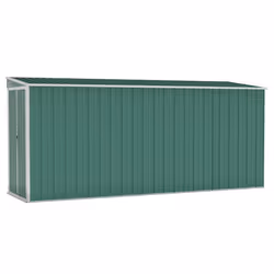 Helloshop26 3000208562369, Abri en métal, Double, Appentis, Vert, Acier, Vert