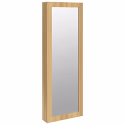 Gardez vos bijoux et parfums rangés discrètement et élégamment avec cette élégante armoire à bijoux avec miroir ! Matériau du ...