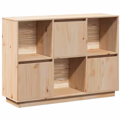 Buffet bahut commode - Non spécifié - 1105 x 35 x 80 cm - Bois massif - 3 portes - Style moderne
