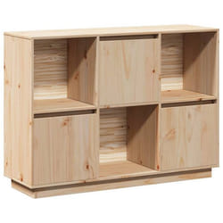 Buffet bahut commode - Non spécifié - 1105 x 35 x 80 cm - Bois massif - 3 portes - Style moderne