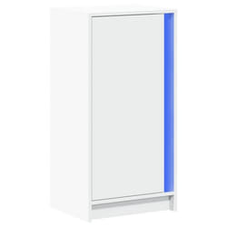 Buffet - Moderne - 425 x 34 x 85 cm - Bois dingénierie - Éclairage LED RGB - 2 portes