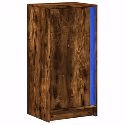 Buffet bahut commode armoire meuble de rangement organisateur cuisine salle de sejour salon avec LED 425 x 34 x 85 cm b