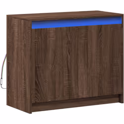 Décorez votre pièce avec ce buffet moderne avec éclairage LED, il s'harmonise facilement avec les meubles de tout style de vo ...