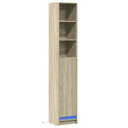 Buffet bahut - Non spécifié - Chêne sonoma - 2 portes - LED RGB - 36 x 325 x 200 cm