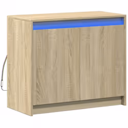 Décorez votre pièce avec ce buffet moderne avec éclairage LED, il s'harmonise facilement avec les meubles de tout style de vo ...