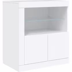 Décorez votre pièce avec ce buffet moderne avec éclairage LED, il s'harmonise facilement avec les meubles de tout style de vo ...