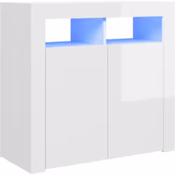 Ce buffet avec lumières LED, avec un design minimaliste, est un supplément pratique et très décoratif à votre intérieur ! Mat ...