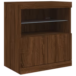 Buffet - Non spécifié - 60 x 37 x 67 cm - Bois dingénierie - Éclairage LED RVB - Contemporain