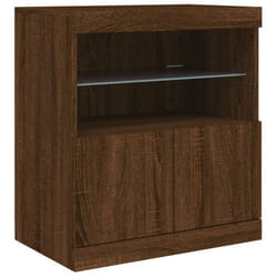 Buffet - Non spécifié - 60 x 37 x 67 cm - Bois dingénierie - Éclairage LED RVB - Contemporain