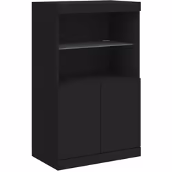 Décorez votre pièce avec ce buffet moderne avec éclairage LED, il s'harmonise facilement avec les meubles de tout style de vo ...