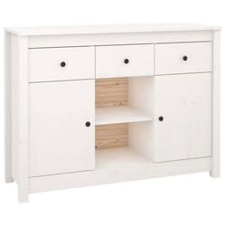 Buffet - Non spécifié - 100 x 35 x 745 cm - Bois massif - 3 tiroirs - 1 porte