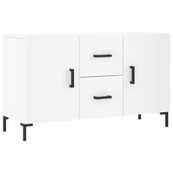 Buffet - Inge - 100x36x60 cm - Bois dingénierie - Métal - 2 portes