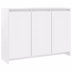 Buffet bahut - Inge - Armoire de rangement - 3 portes - Bois - 102 x 33 x 75 cm