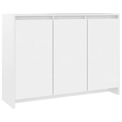Buffet bahut - Inge - Armoire de rangement - 3 portes - Bois - 102 x 33 x 75 cm