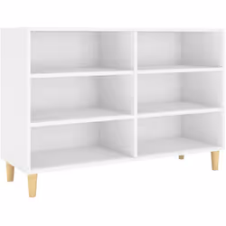 Améliorez votre intérieur avec ce buffet bien conçu et chic, présentant un charme scandinave. Cette bibliothèque avec quatre  ...