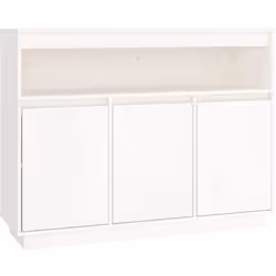Ce buffet classique est destiné à être un supplément décoratif et pratique à votre maison. Bois de pin massif : le bois de pi ...
